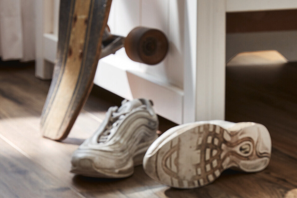 Turnschuhe mit Gummisohle