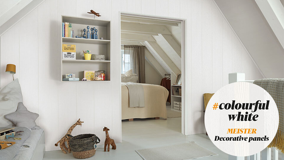 MEISTER decorative panels #colourfulwhite