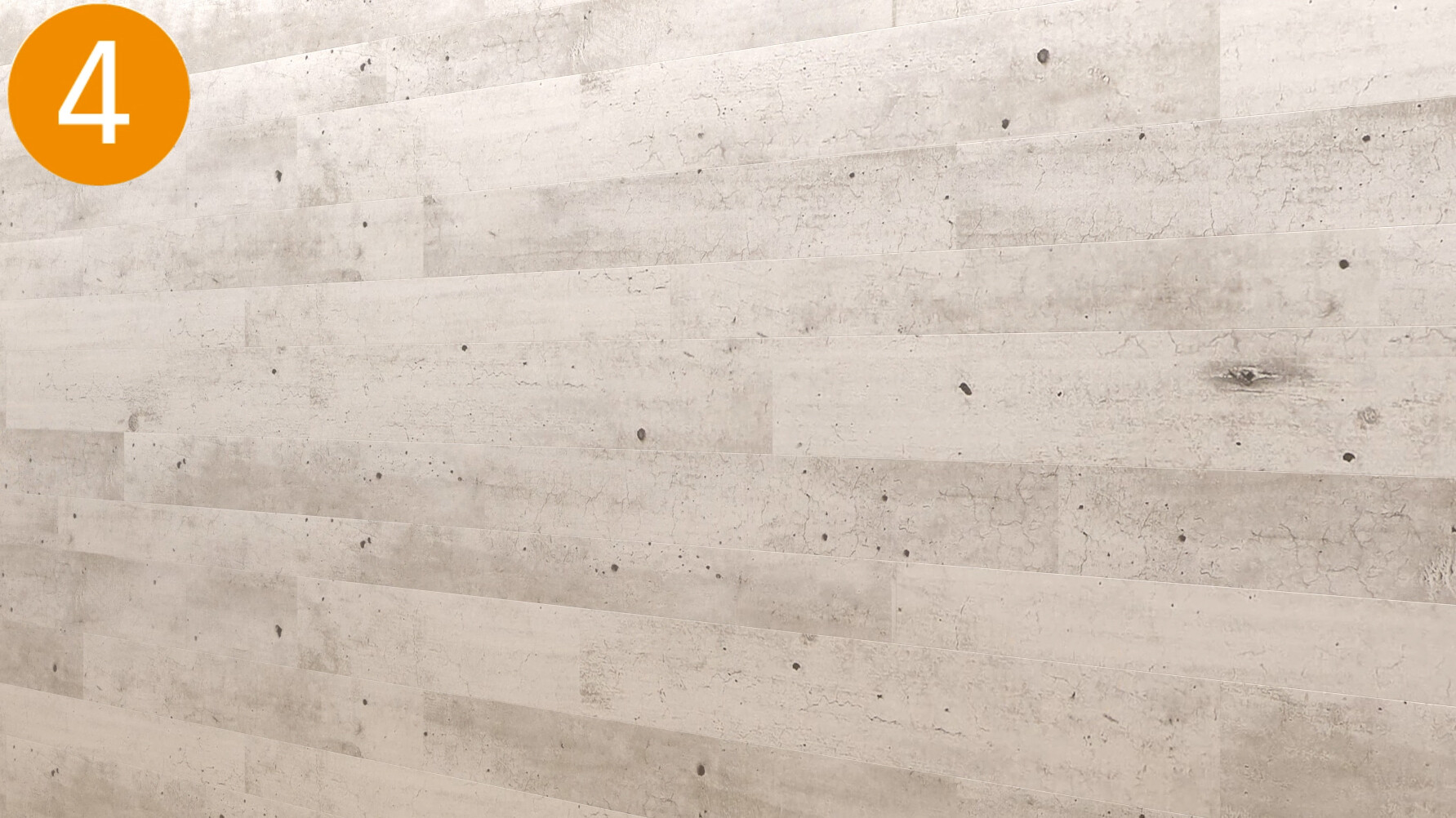 Systempaneele flach und als homogene Fläche verlegt