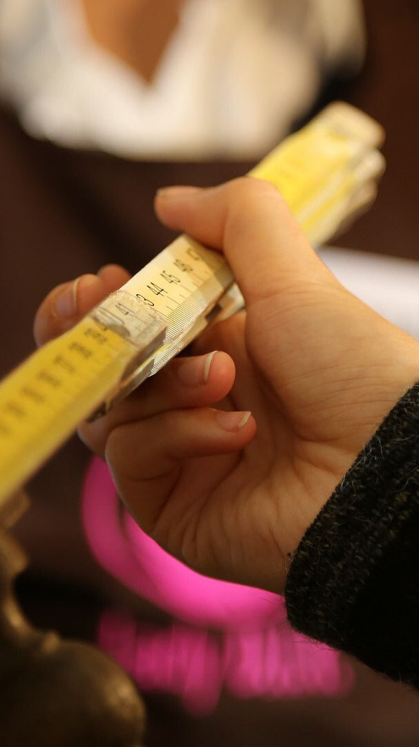 DIY und Handmade Projekte sind angesagt Ausmessen mit Zollstock