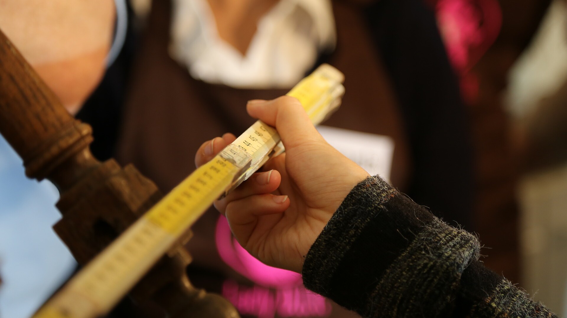 DIY und Handmade Projekte sind angesagt Ausmessen mit Zollstock