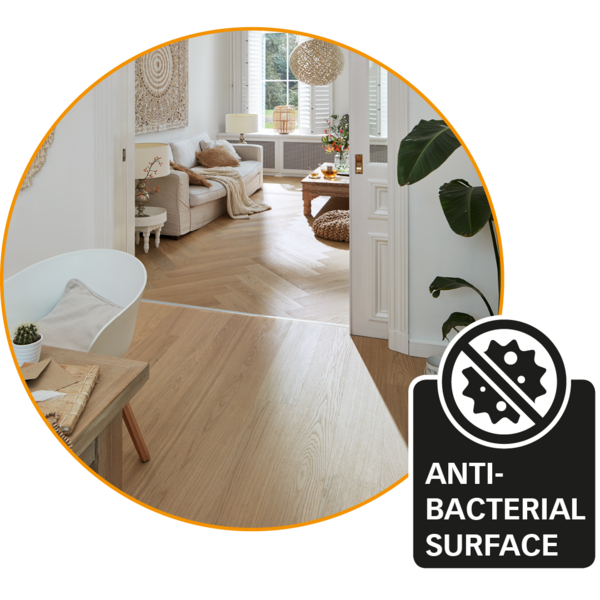 Parkett von MEISTER mit antibakterieller Oberfläche